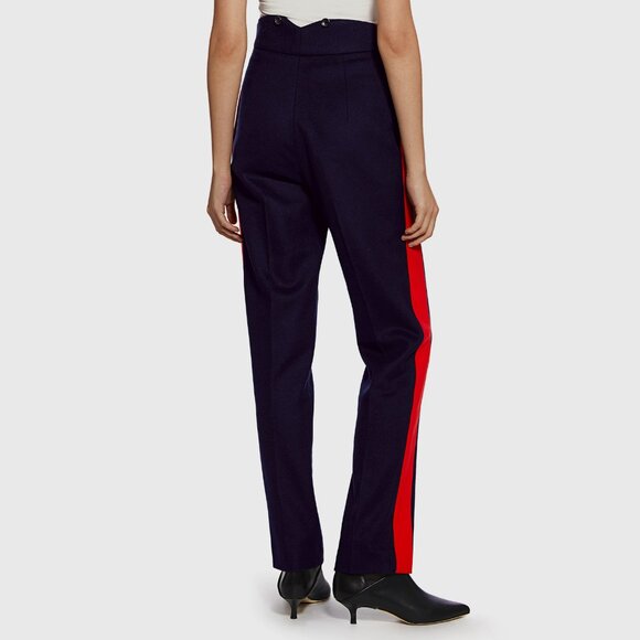 Joseph "Annum" Wool Pants with Red Stripe, size 38 (fits like slim size 4) - Picture 2 of 14